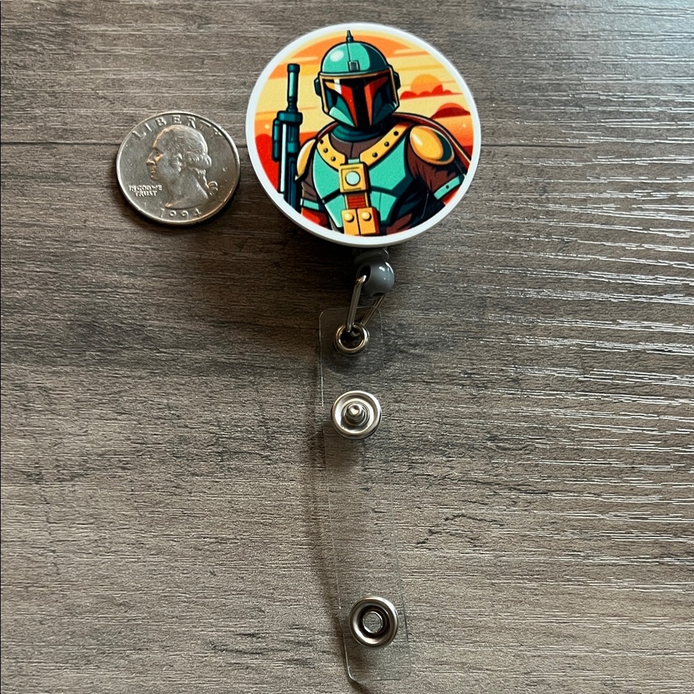 Mandalorian badge reel